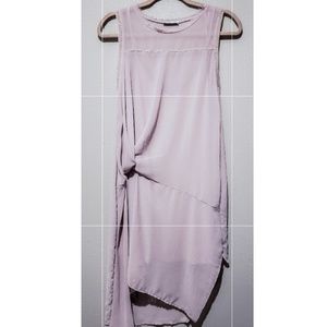 Zara Collection Blush Draped Dress